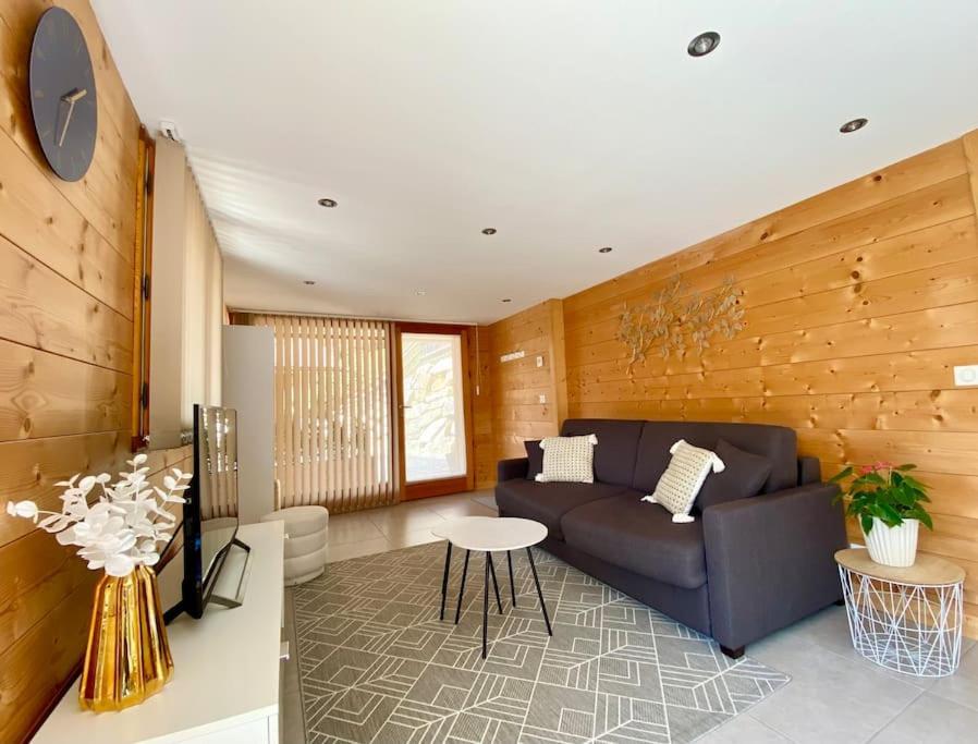 Androsace Appartement Dans Chalet Bois Avec Jacuzzi Privatif Terrasse Et Vue Montagne Les Villards-sur-Thônes Extérieur photo